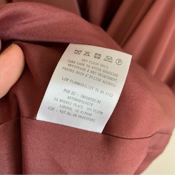 Jenny Yoo Bridesmaid Dress Inesse Maxi Spaghetti Strap A Line Cinnamon Rose 6 - Picture 8 of 9